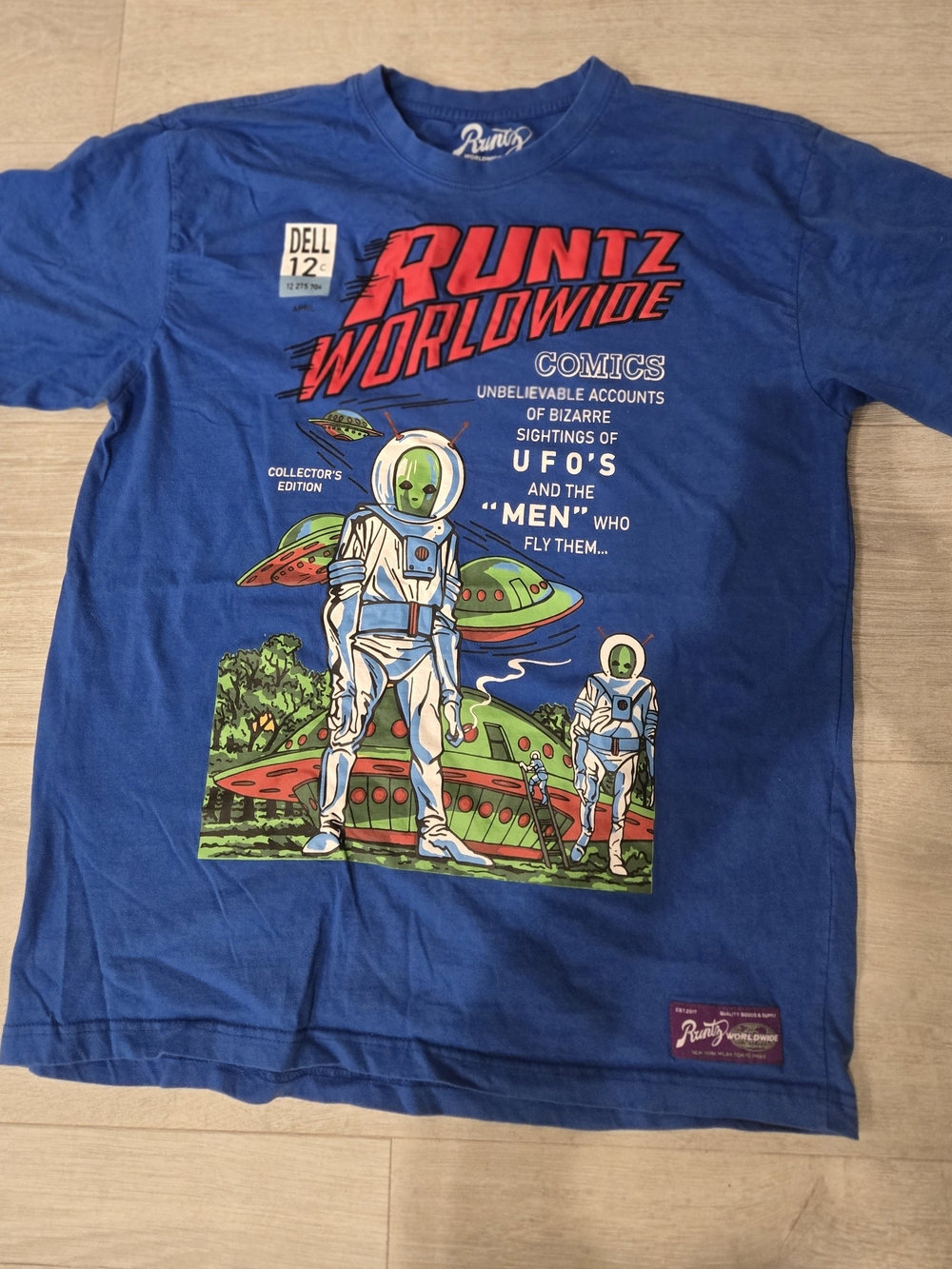 Blue Graphic Tee for Men